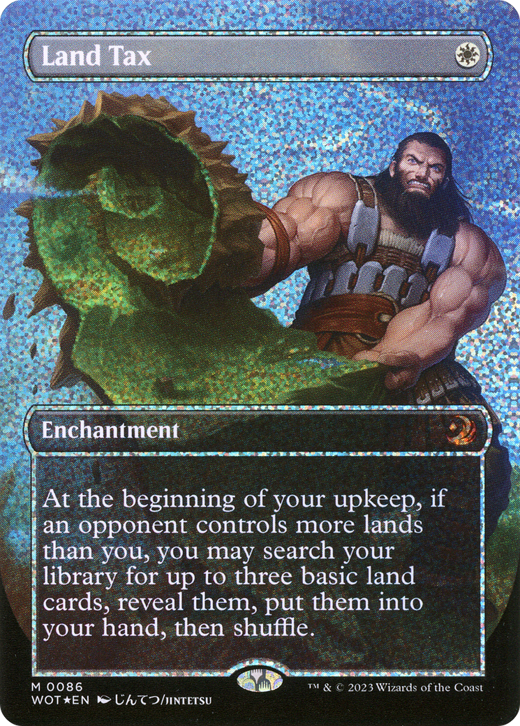 Land Tax (WOT-086) - Wilds of Eldraine: Enchanting Tales (Borderless) Foil
