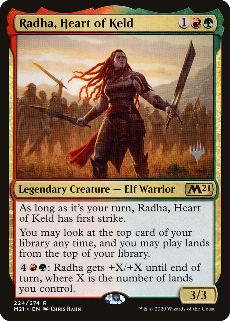 Radha, Heart of Keld (PPM21-224P) - Core Set 2021 Promos