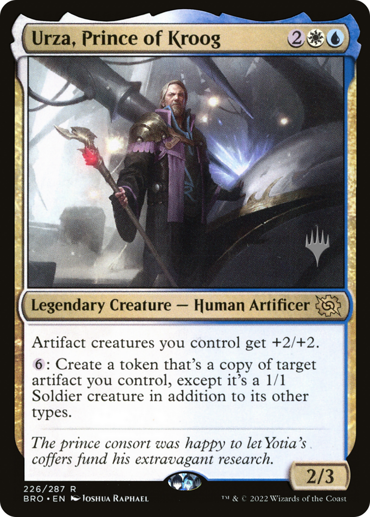 Urza, Prince of Kroog (PPBRO-226P) - The Brothers' War Promos Foil