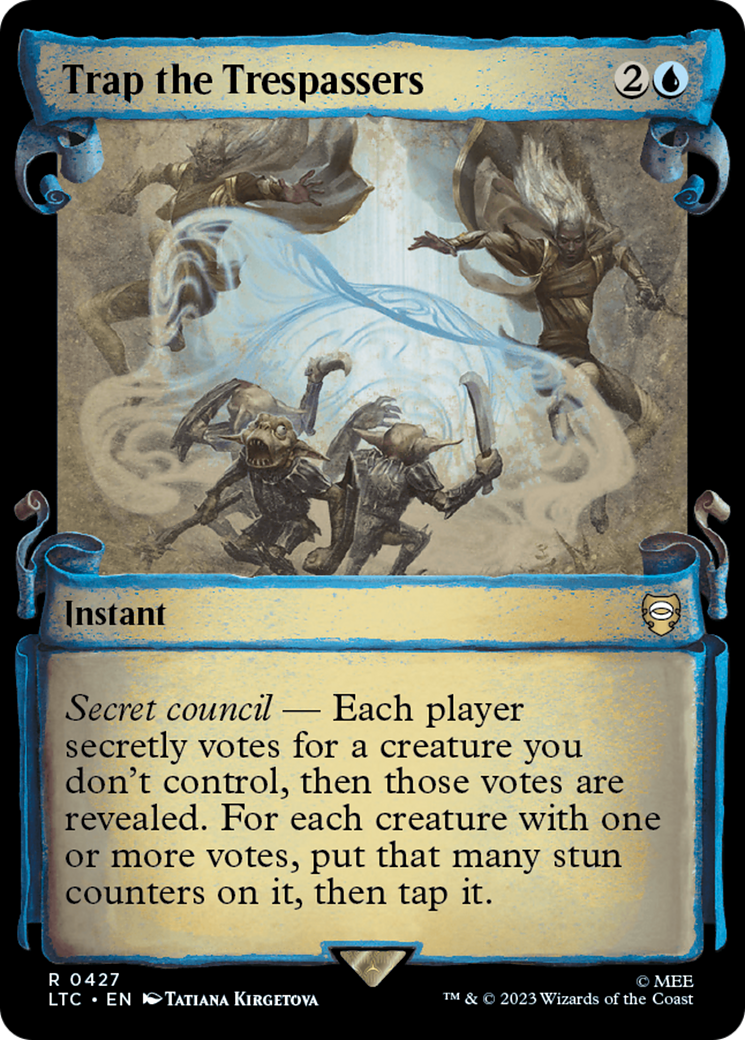 Trap the Trespassers (LTC-427) - Tales of Middle-earth Commander: (Showcase) Foil