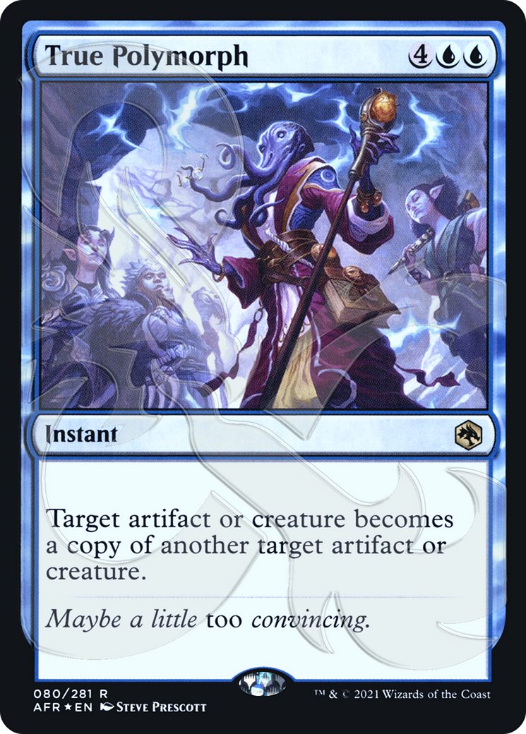 True Polymorph (AFR&-80A) - Adventures in the Forgotten Realms Promos Foil