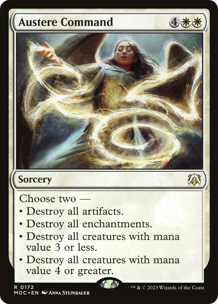 Austere Command (MOC-172) - March of the Machine Commander