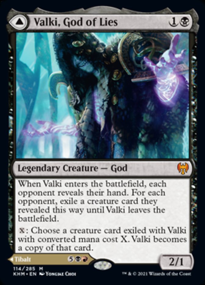 Valki, God of Lies // Tibalt, Cosmic Impostor (KHM-114) - Kaldheim Foil