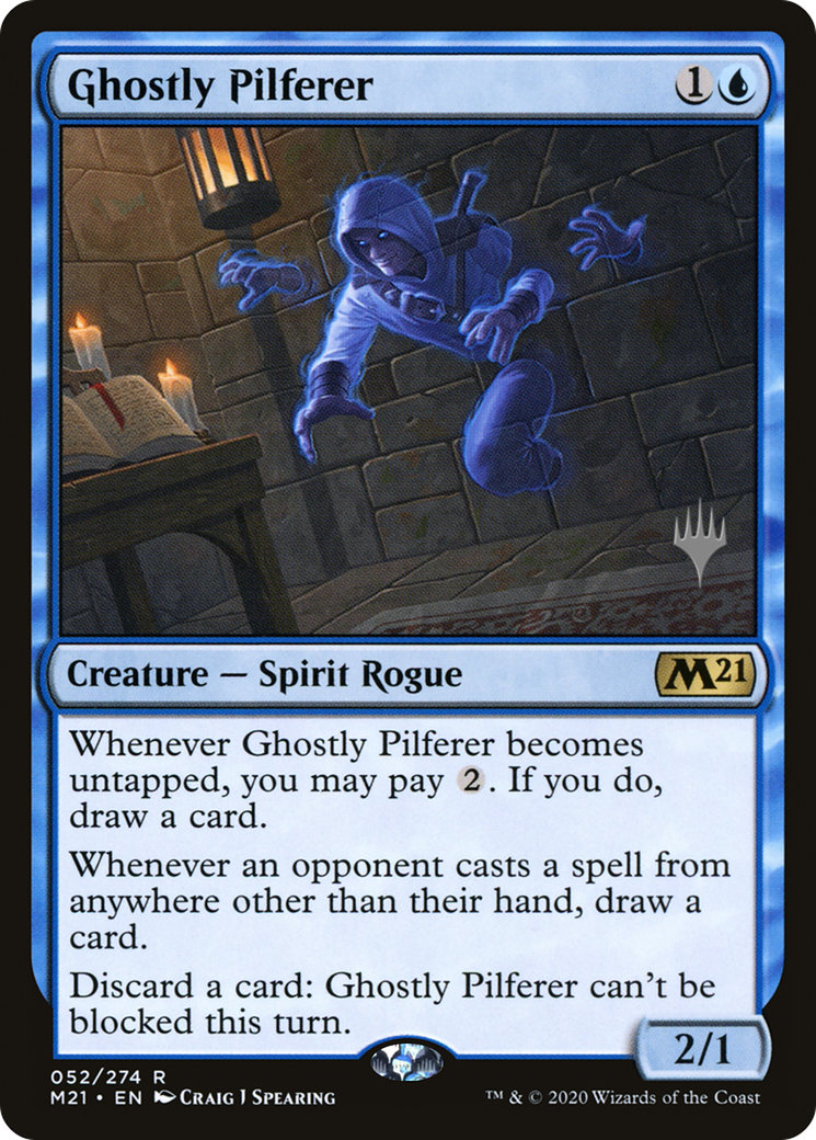 Ghostly Pilferer (PPM21-52P) - Core Set 2021 Promos