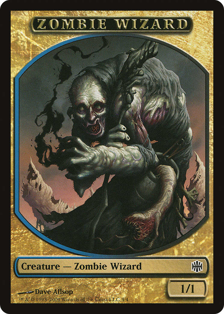 Zombie Wizard (ARB-004) - Alara Reborn Tokens