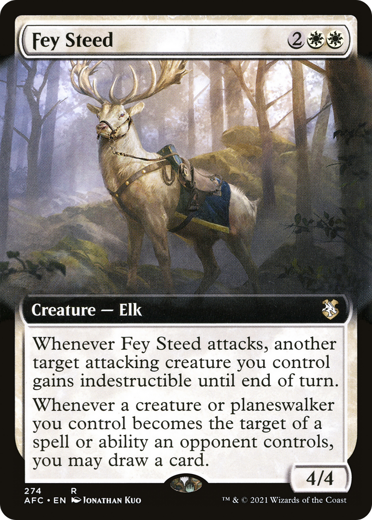 Fey Steed (AFC-274) - Forgotten Realms Commander: (Extended Art)