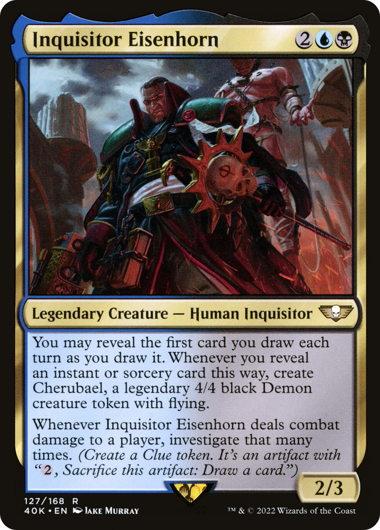 Inquisitor Eisenhorn (40K-127) - Warhammer 40,000 Commander