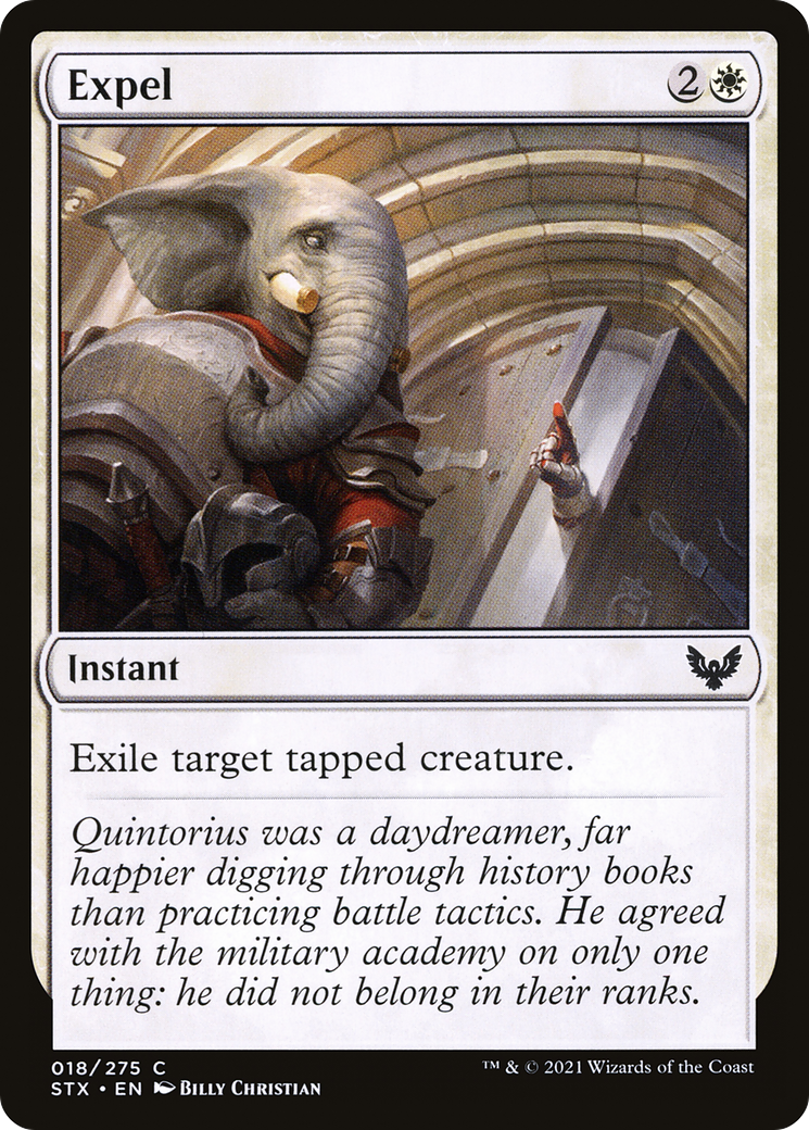 Expel (STX-018) - Strixhaven: School of Mages Foil