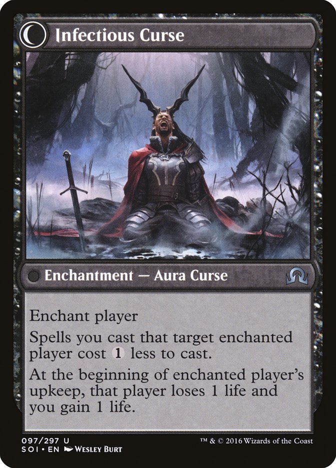 Accursed Witch // Infectious Curse (SOI-097) - Shadows over Innistrad: (Double Faced Transform) Foil