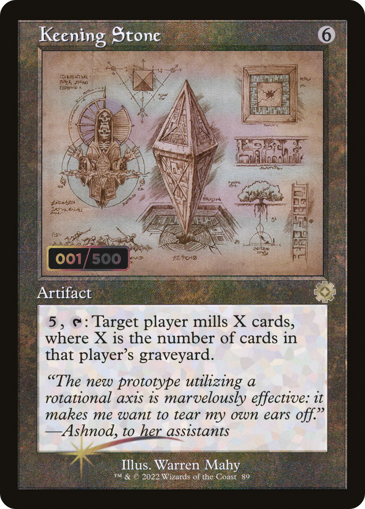 Keening Stone (BRR-089) - The Brothers' War Retro Artifacts Foil