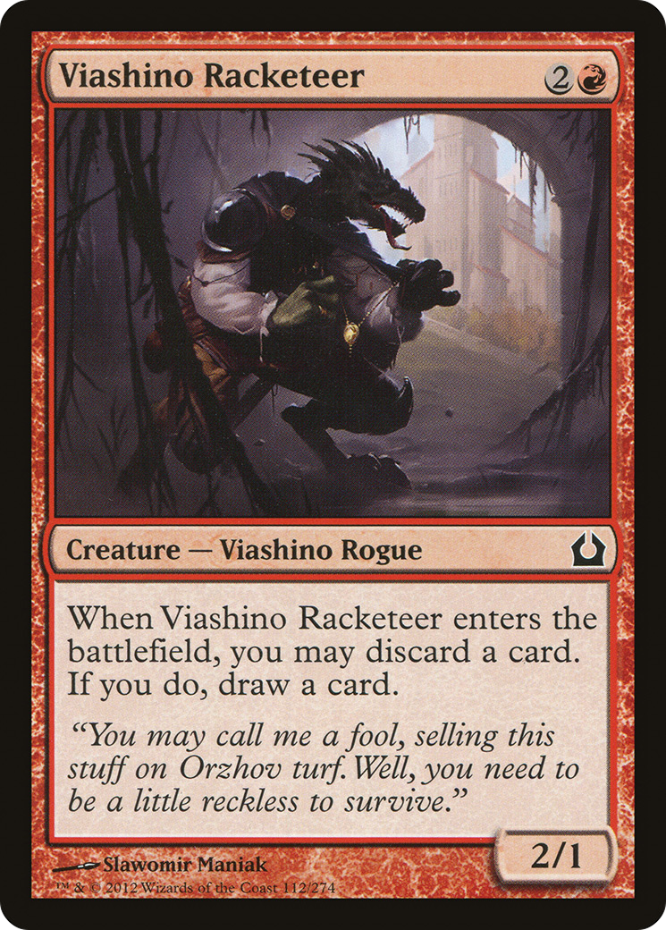 Viashino Racketeer (RTR-112) - Return to Ravnica