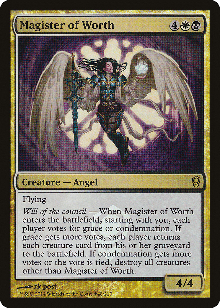 Magister of Worth (LARP-48★) - Conspiracy Promos Foil