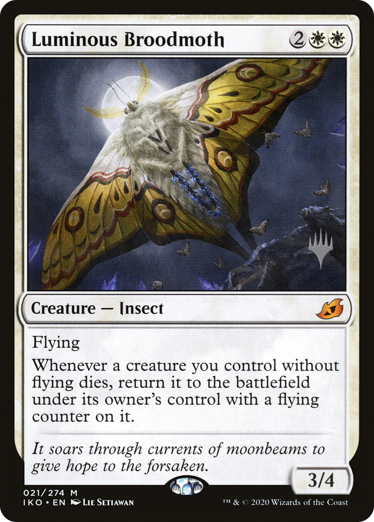 Luminous Broodmoth (PPIKO-21P) - Ikoria: Lair of Behemoths Promos