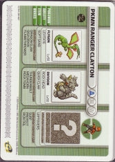 Pokémon Battle-e - Hidden Ruins PKMN Ranger Clayton