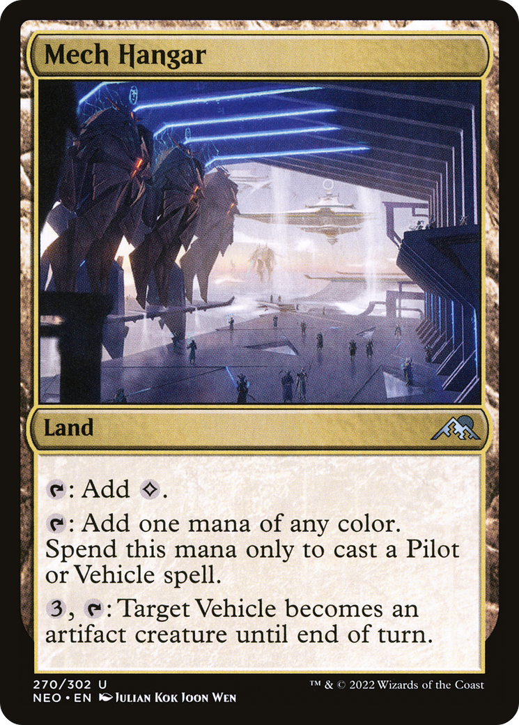 Mech Hangar (NEO-270) - Kamigawa: Neon Dynasty