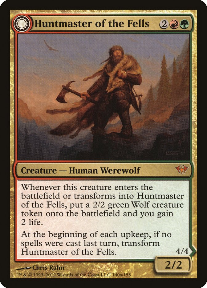 Huntmaster of the Fells // Ravager of the Fells (DKA-140) - Dark Ascension: (Double Faced Transform) Foil
