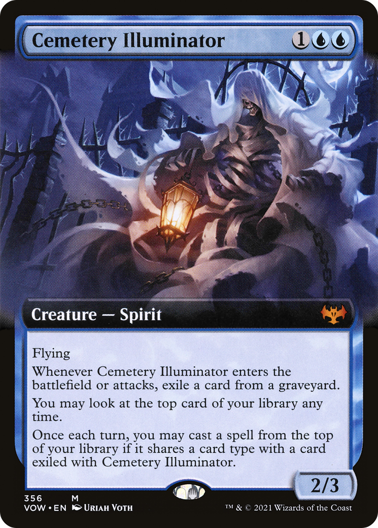 Cemetery Illuminator (VOW-356) - Innistrad: Crimson Vow: (Extended Art)