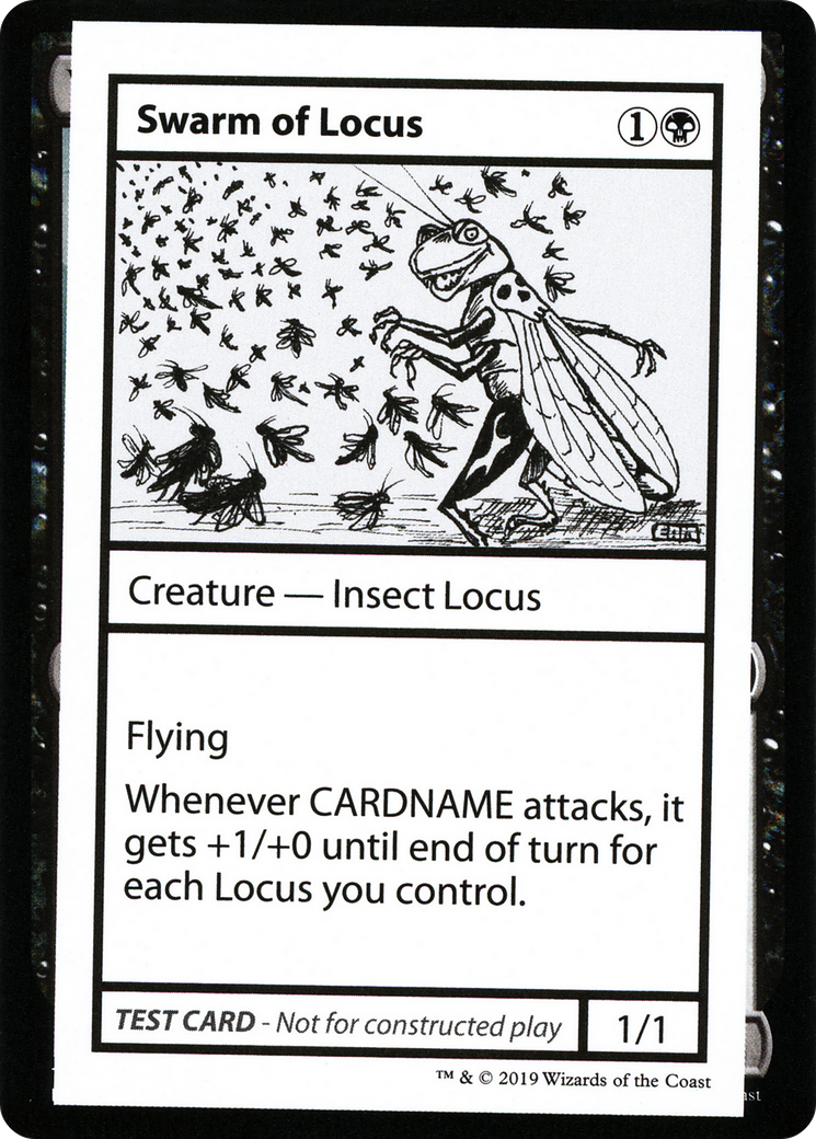 Swarm of Locus (CMB1-048) - Mystery Booster Playtest Cards 2021