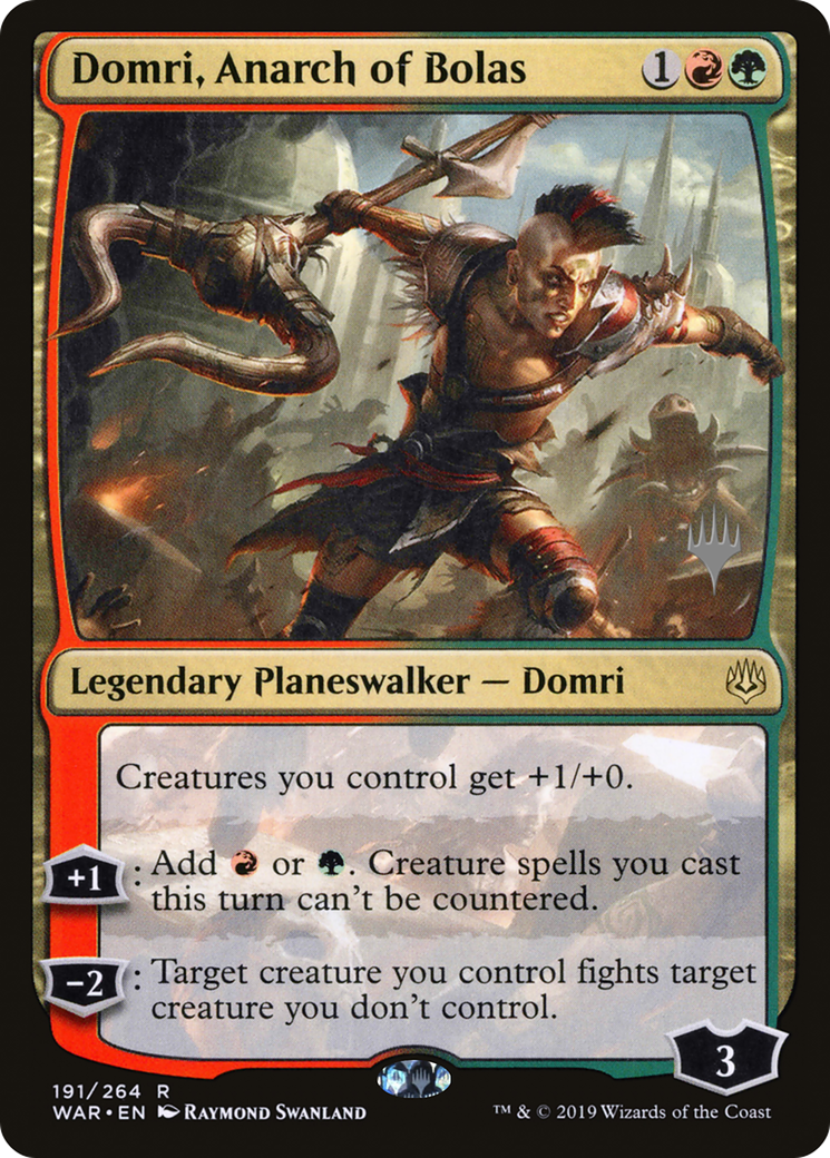 Domri, Anarch of Bolas (PPM21-191P) - War of the Spark Promos Foil