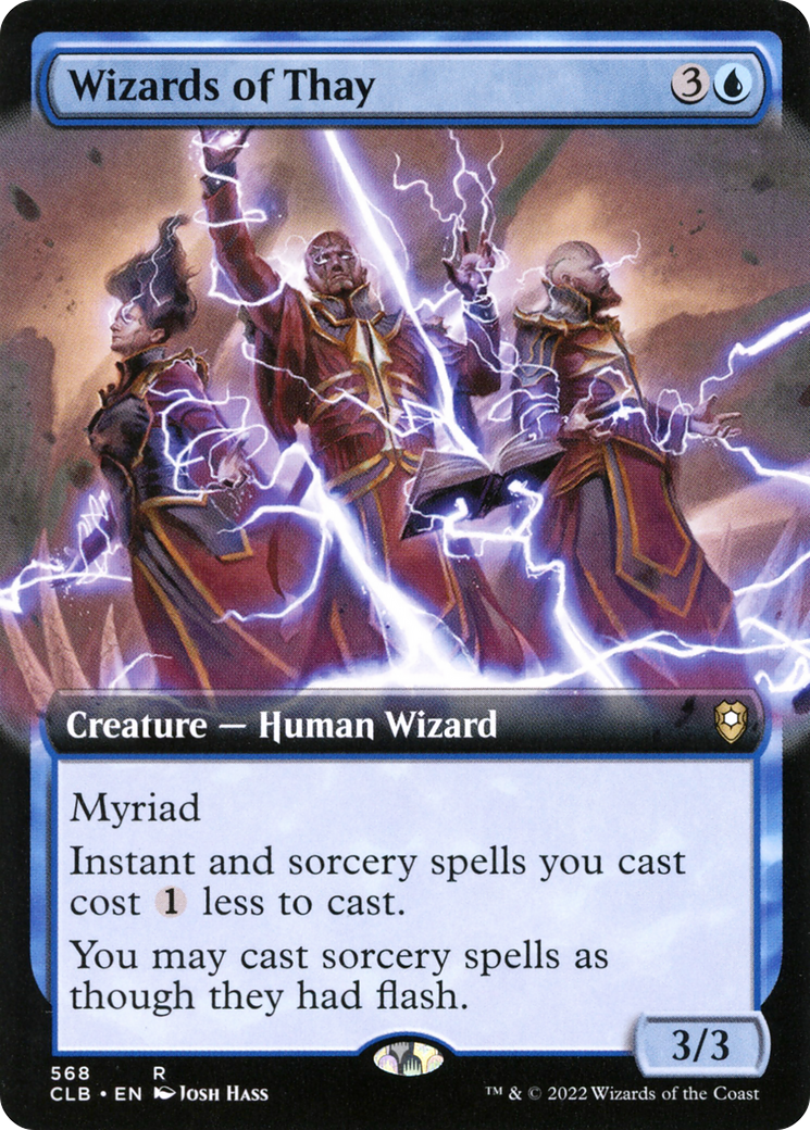 Wizards of Thay (CLB-568) - Commander Legends: Battle for Baldur's Gate: (Extended Art) Foil