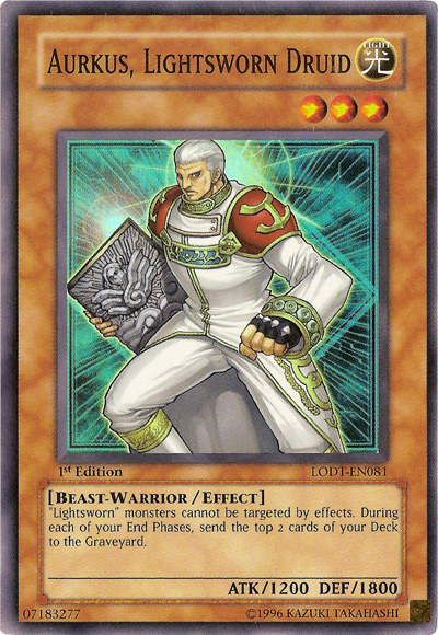 Aurkus, Lightsworn Druid (LODT-EN081) - Light of Destruction Unlimited