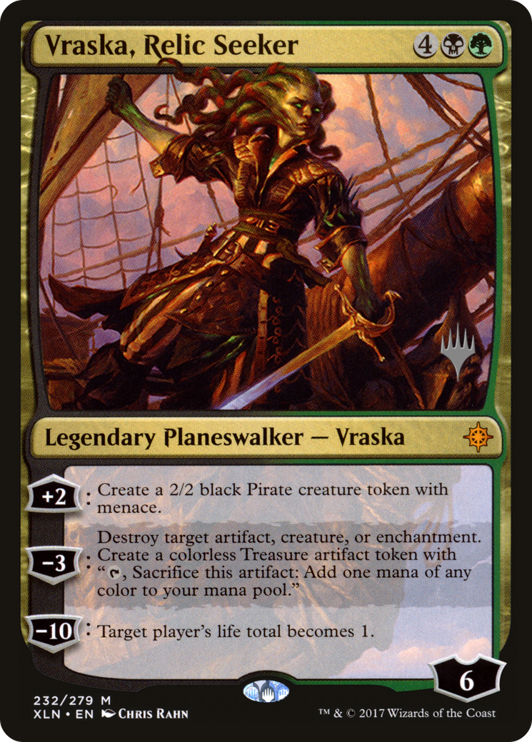 Vraska, Relic Seeker (PPM20-232P) - Ixalan Promos