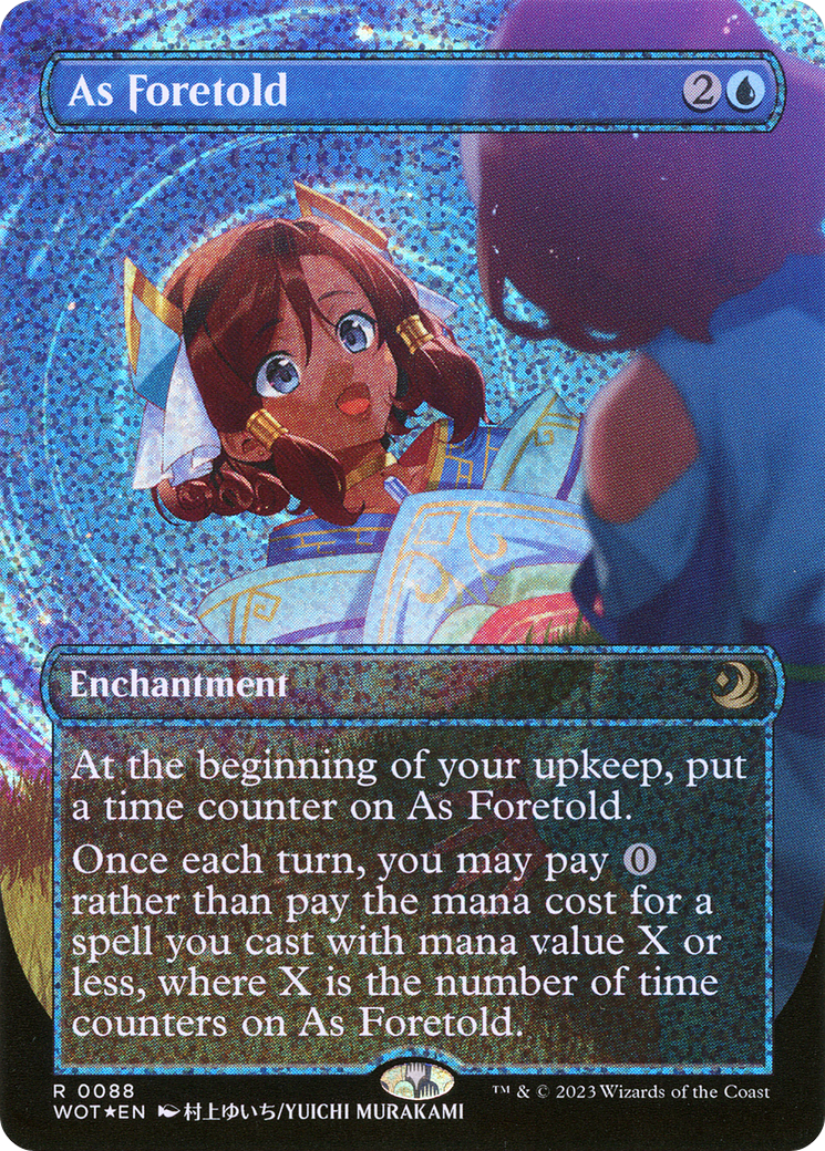 As Foretold (WOT-088) - Wilds of Eldraine: Enchanting Tales (Borderless) Foil