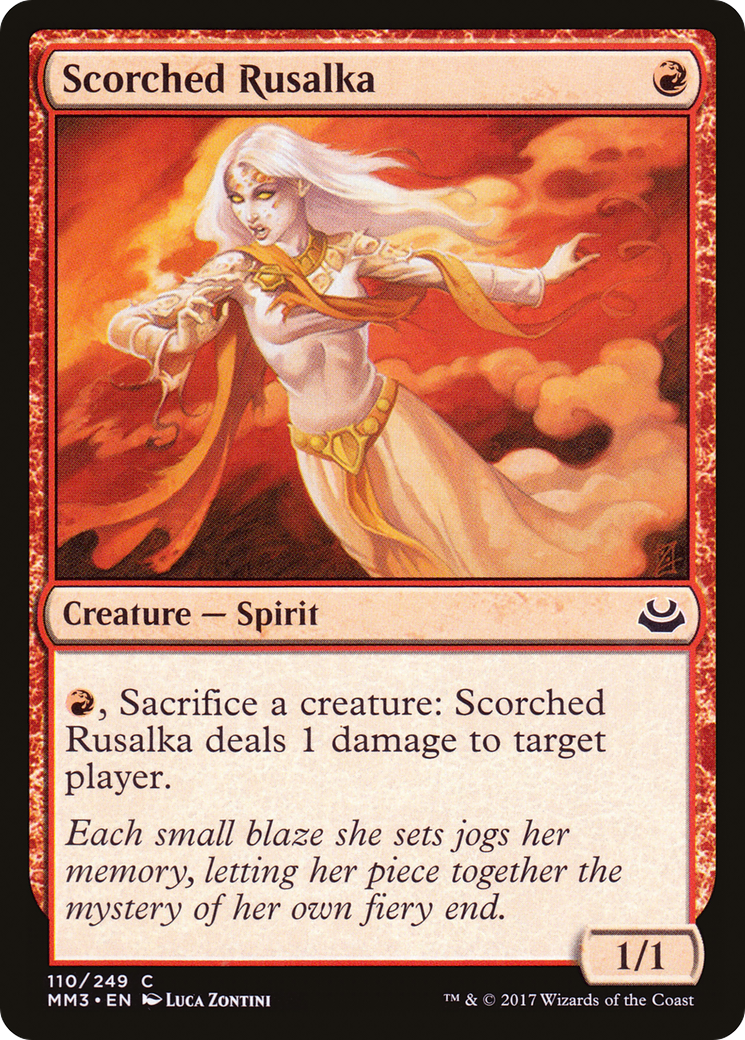 Scorched Rusalka (MM3-110) - Modern Masters 2017