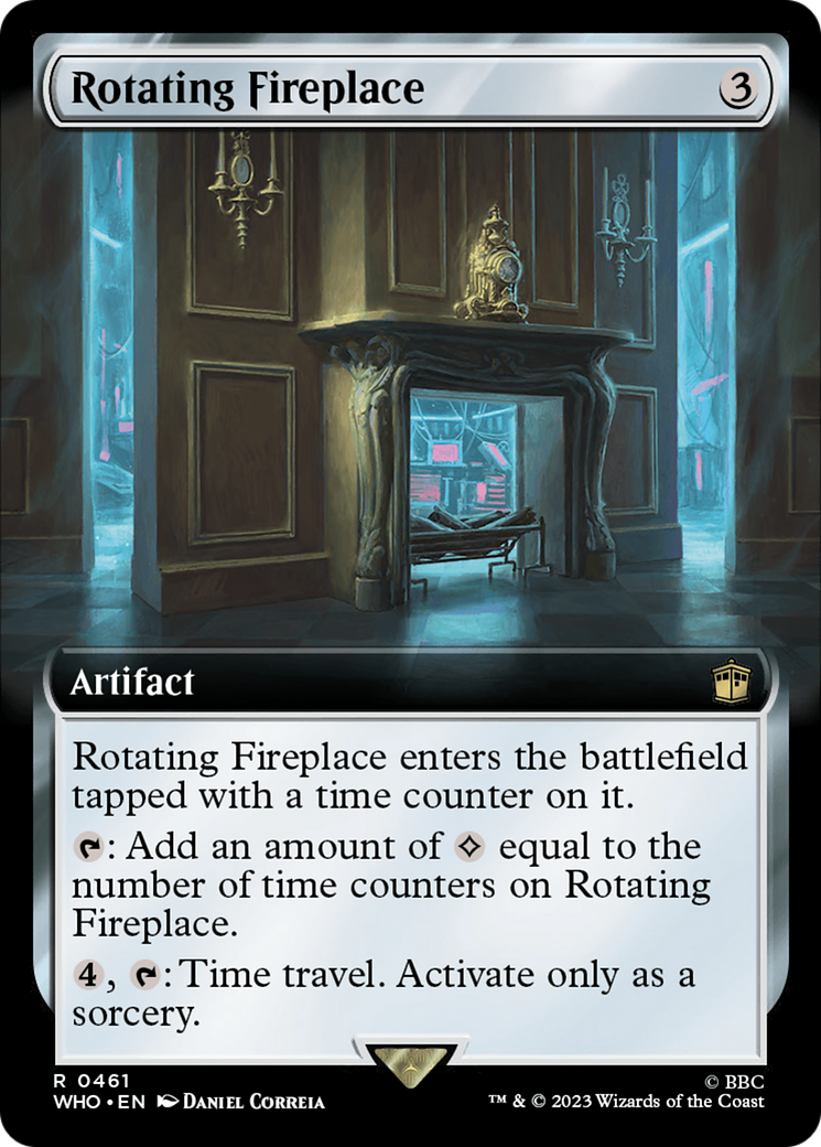 Rotating Fireplace (WHO-461) - Doctor Who: (Extended Art) Foil