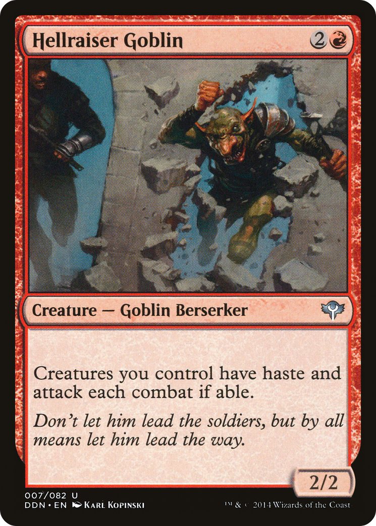Hellraiser Goblin (DDN-007) - Duel Decks: Speed vs. Cunning
