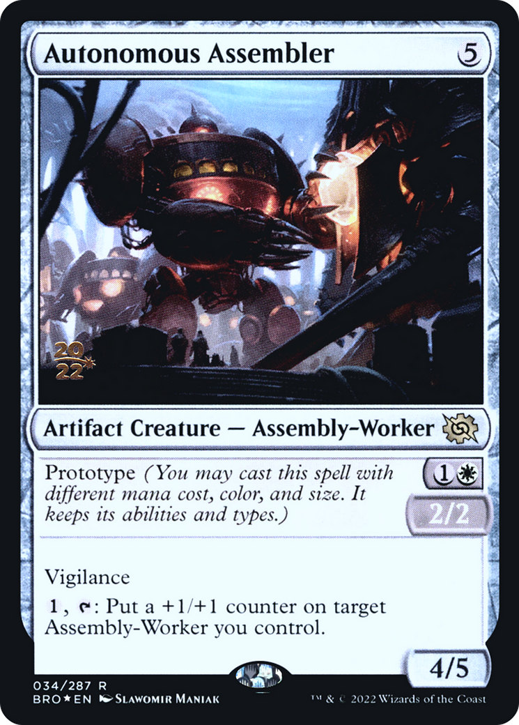 Autonomous Assembler (PRE-34S) - The Brothers' War Promos Foil