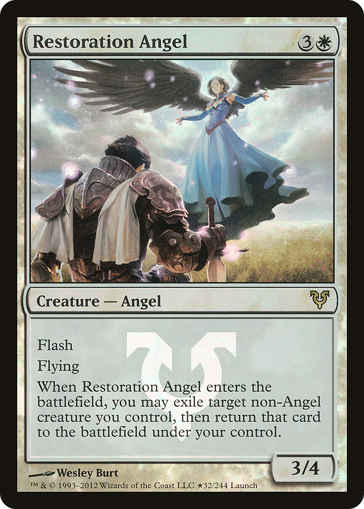 Restoration Angel (LARP-32★) - Avacyn Restored Promos Foil