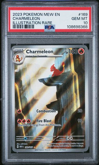 Charmeleon Pokemon 151 169/165 PSA 10