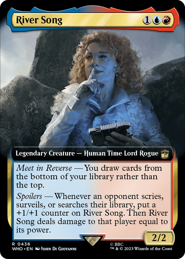 River Song (WHO-436) - Doctor Who: (Extended Art) Foil