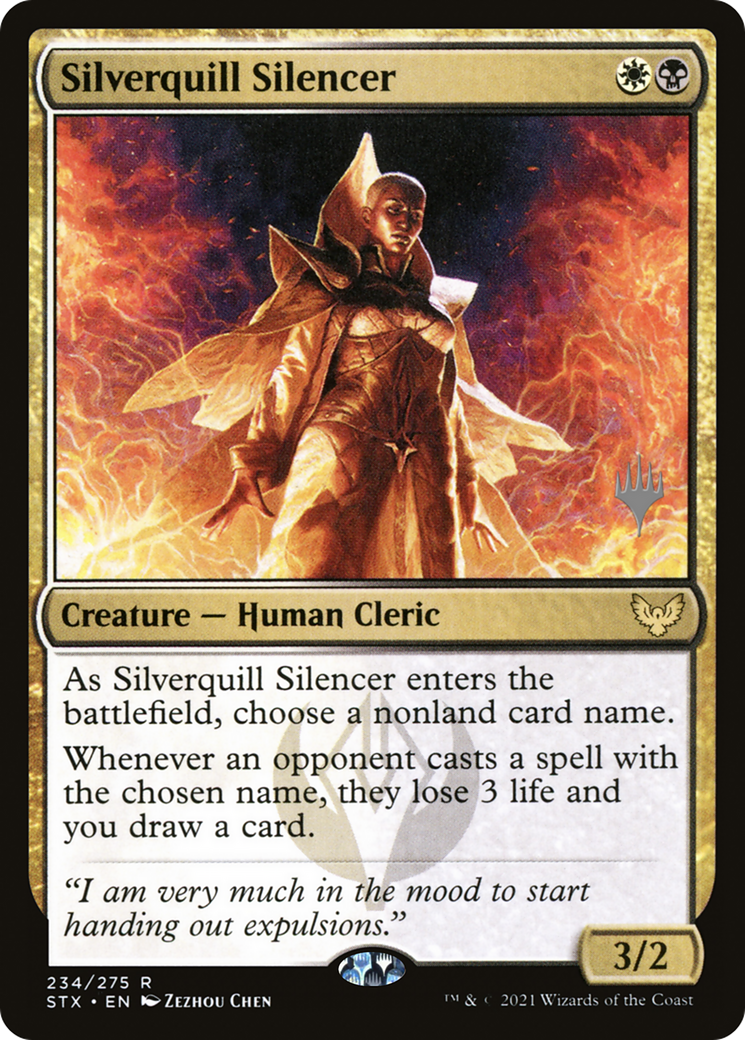 Silverquill Silencer (PPSTX-234P) - Strixhaven: School of Mages Promos
