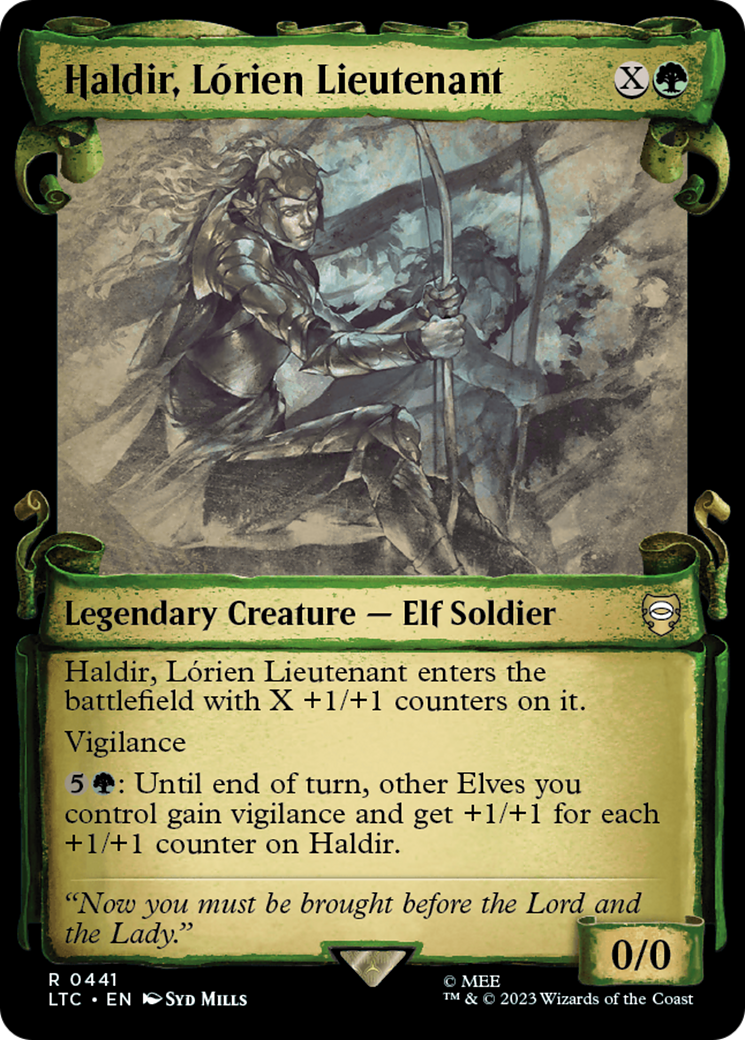 Haldir, Lórien Lieutenant (LTC-441) - Tales of Middle-earth Commander: (Showcase)