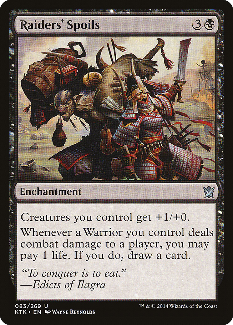 Raiders' Spoils (KTK-083) - Khans of Tarkir