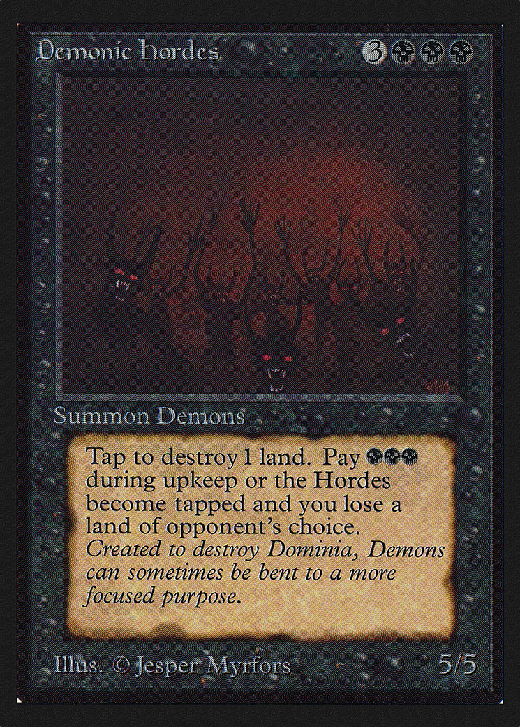 Demonic Hordes (CED-) - Collectors' Edition