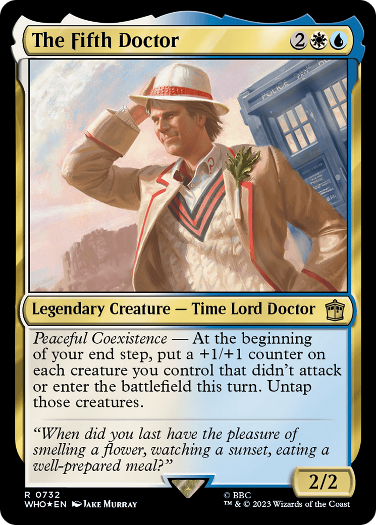 The Fifth Doctor (WHO-732) - Doctor Who Foil