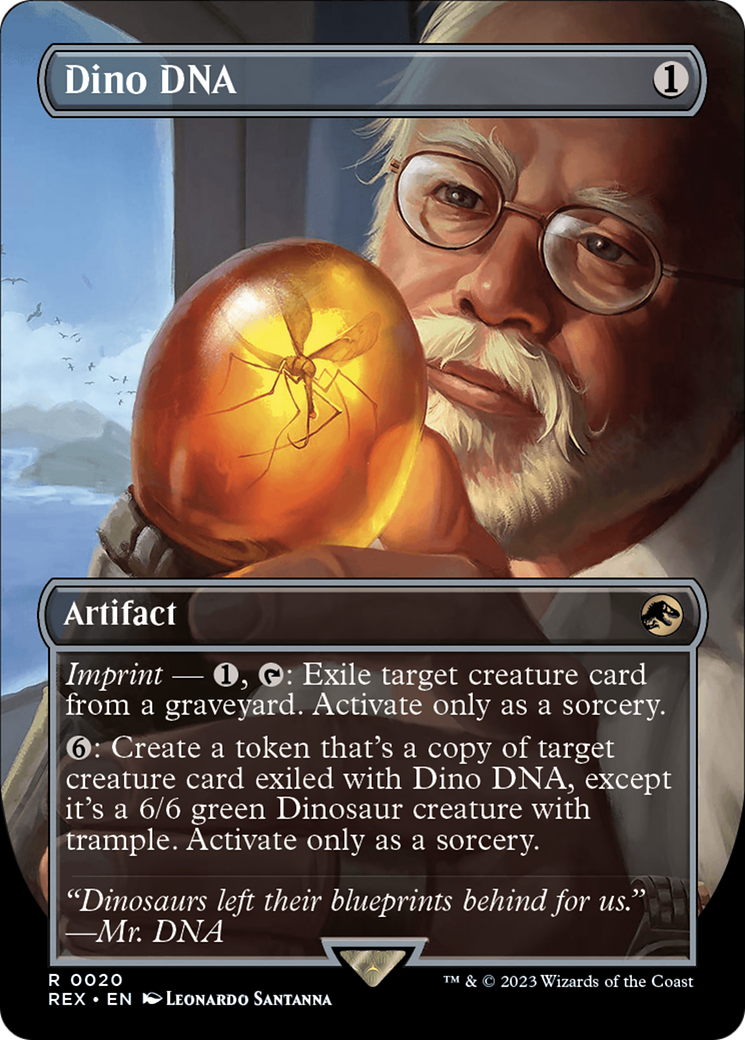 Dino DNA (REX-020) - Jurassic World Collection (Borderless)