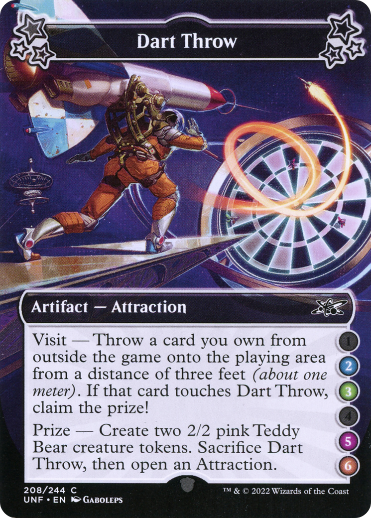 Dart Throw (UNF-208) - Unfinity Foil
