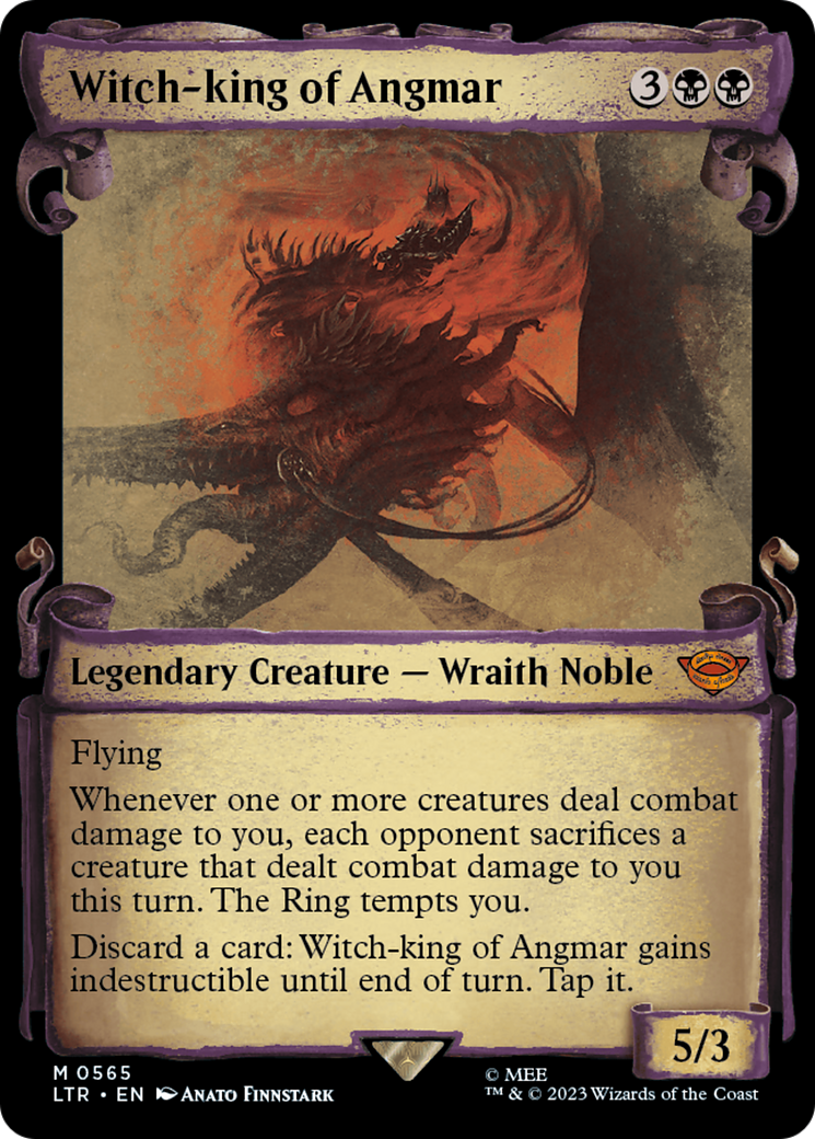 Witch-king of Angmar (LTR-565) - The Lord of the Rings: Tales of Middle-earth: (Showcase) Foil