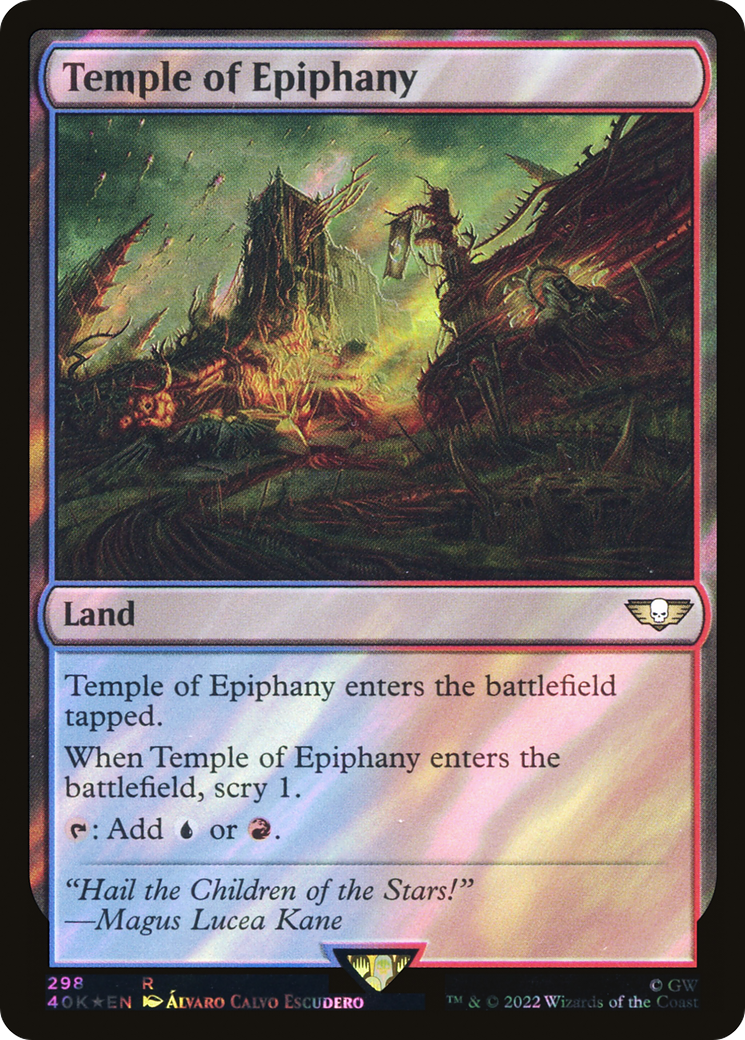 Temple of Epiphany (40K-298) - Warhammer 40,000 Commander Foil