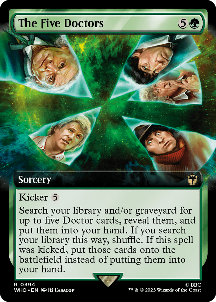 The Five Doctors (WHO-394) - Doctor Who: (Extended Art)