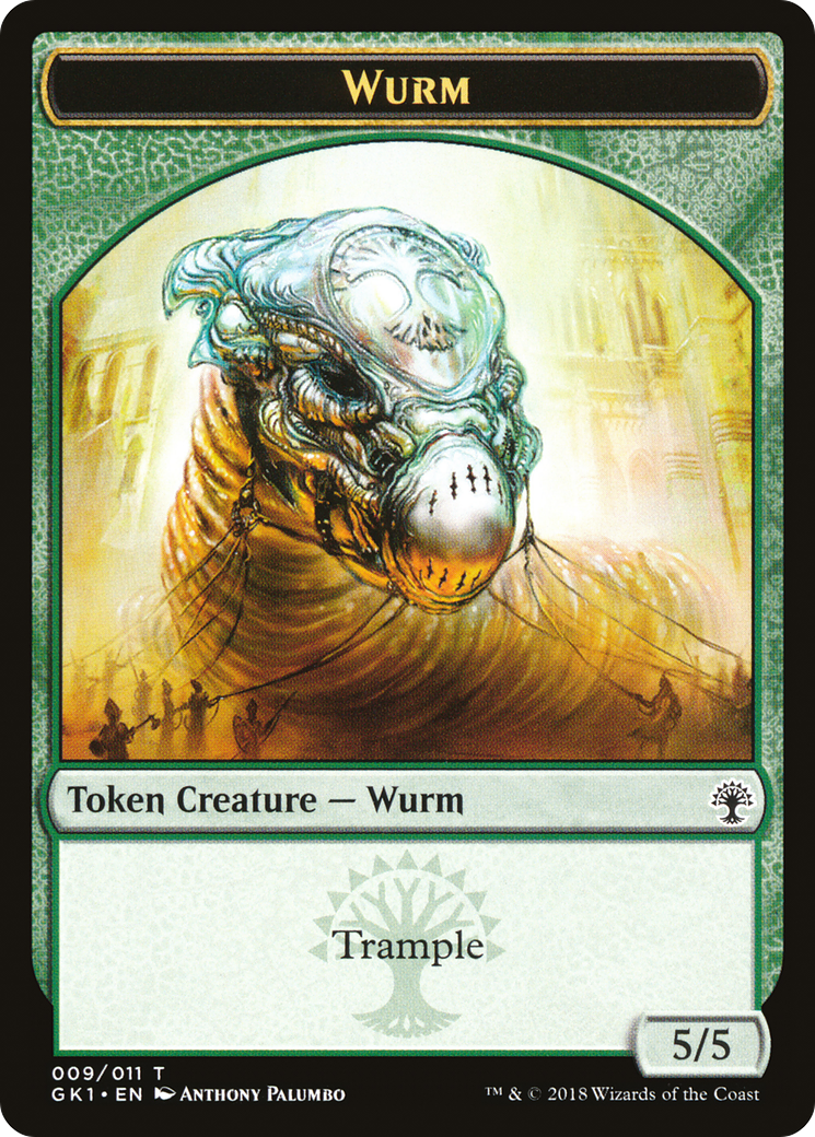 Wurm // Saproling (GR1-009) - GRN Guild Kit Tokens