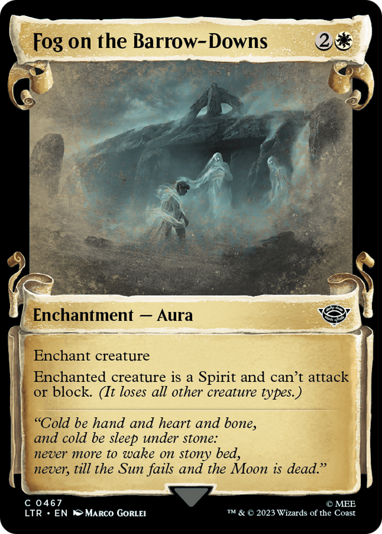 Fog on the Barrow-Downs (LTR-467) - The Lord of the Rings: Tales of Middle-earth: (Showcase) Foil