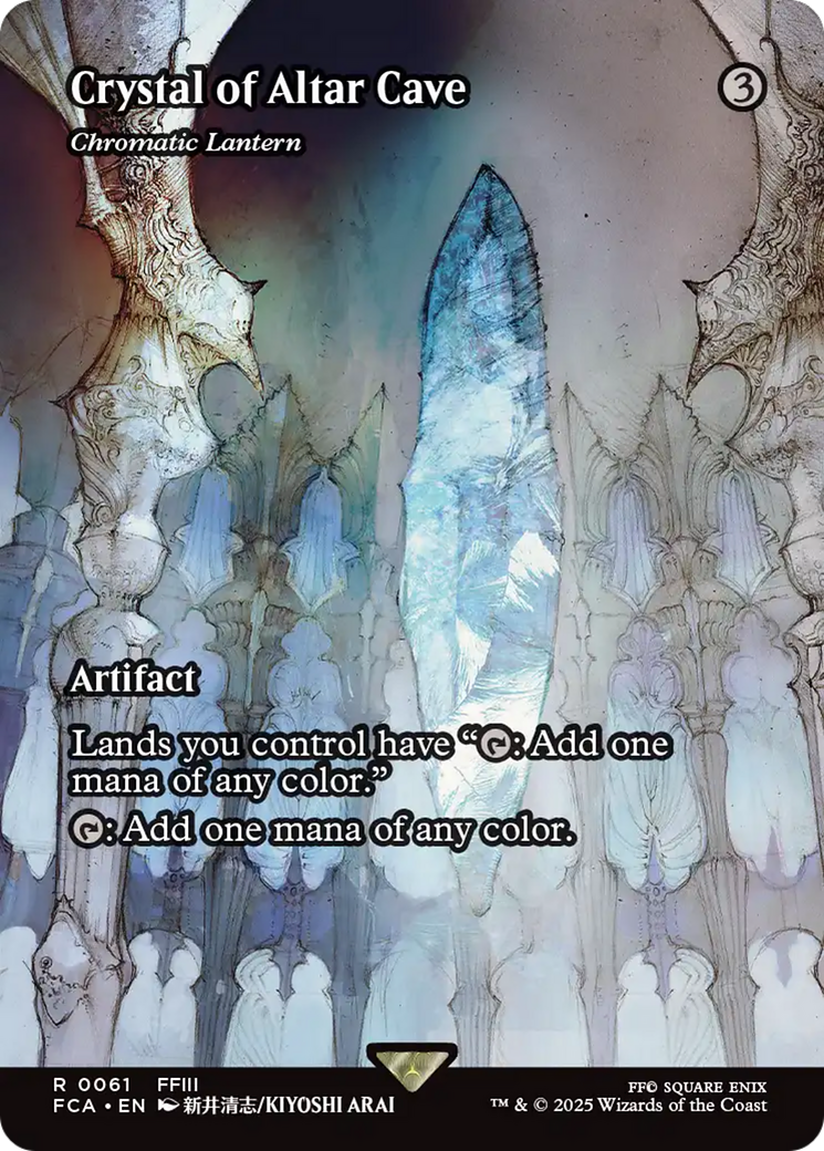 Chromatic Lantern (FCA-061) - FINAL FANTASY: Through the Ages / Crystal of Altar Cave (Borderless) Foil