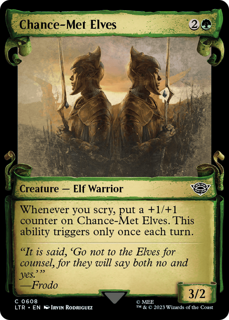 Chance-Met Elves (LTR-608) - The Lord of the Rings: Tales of Middle-earth: (Showcase)