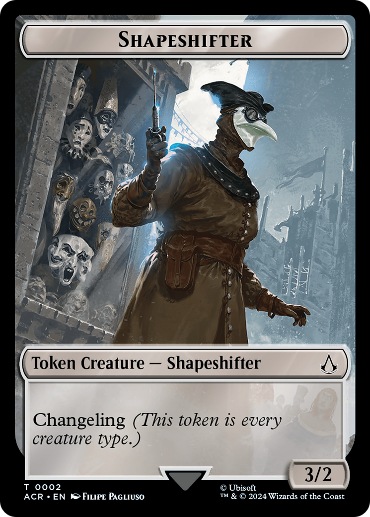 Shapeshifter Token (ACR-002) - Assassin's Creed Tokens