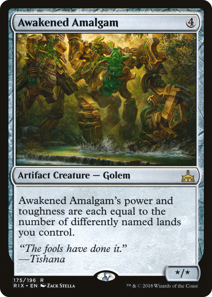 Awakened Amalgam (RIX-175) - Rivals of Ixalan